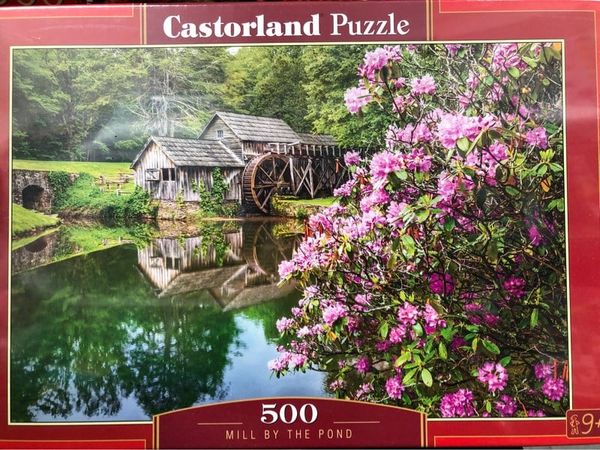  Xếp hình puzzle ngôi nhà nhỏ bên hồ 500 mảnh CASTORLAND B-53490 