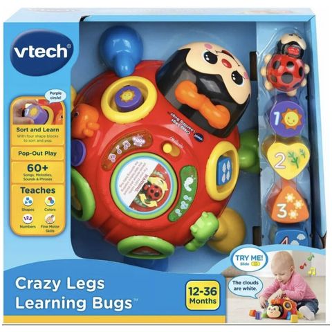  Vtech Crazy Legs Learning Bugs 