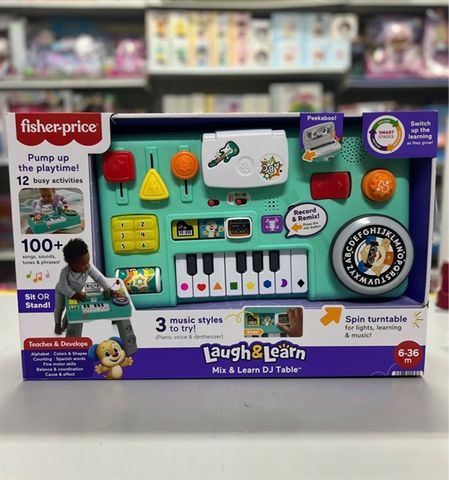  Fisher-Price HLM43 Laugh & Learn Mix & Learn DJ Table 