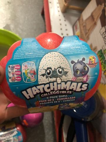  Trứng Hatchimal vỏ sò(xanh-đỏ) 