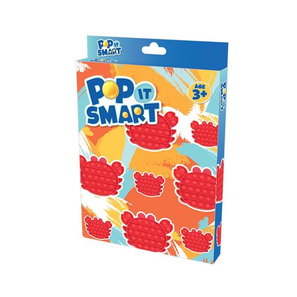  CRB/POP01/RED- 23win08 com Pop It Smart hình con cua màu đỏ 