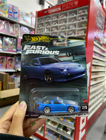 Xe mô hình HVR62/HNW46 Hot Wheels premium Fast&Furious NISSAN 180SX 