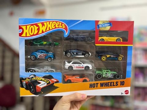  54886 Bộ 10 mô hình siêu xe Hot Wheels 