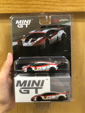  Xe mô hình MINI GT 1/64 Lamborghini Huracan GT3 EVO #88 JLOC 2022 Super GT Series Japan Limited (LHD) 