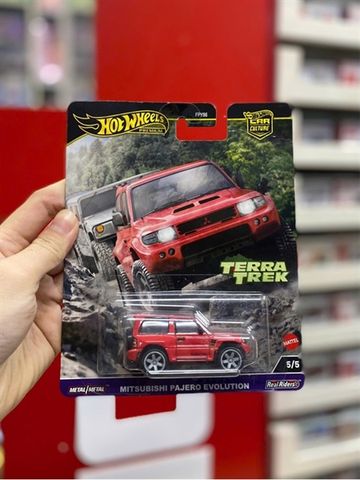  Xe mô hình HRV89 Hot Wheels Car Culture Terratrek Mitsubishi Pajero Evolution 