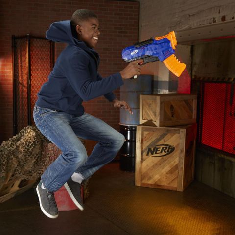  Súng đồ chơi NERF N-Strike Elite Rukkus ICS-8 Toy Brown 