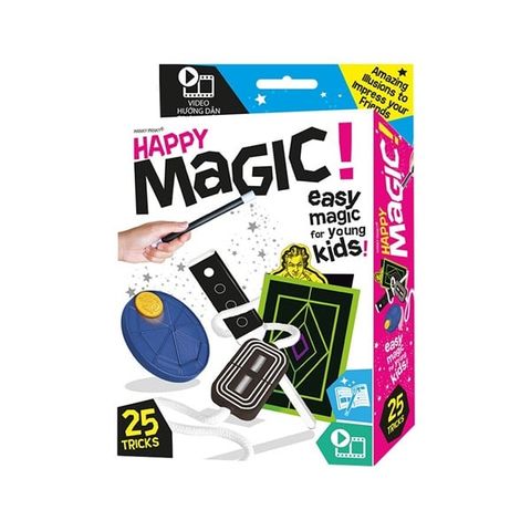  HP1945 -Bộ Happy Magic 25 trò ảo thuật đồng tiền ma thuật và cuộc tẩ 