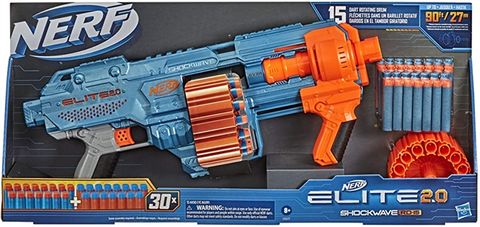  Nerf Elite 2.0 Shock Wave RD-15 Authentic E9527 Includes 30 Official Darts 