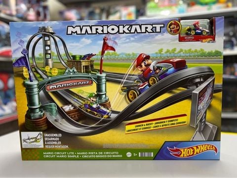  GHK15 Hot Wheels Mario Kart Mario Circuit Lite Track Set 