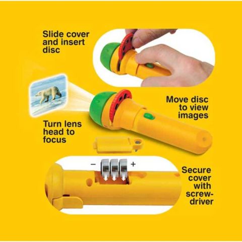  E2012 - Đèn pin flashlight Brainstorm chủ đề động vật 