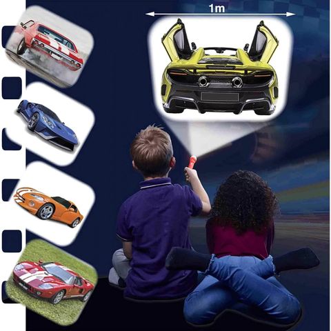  E2047 - Đèn pin flashlight Brainstorm chủ đề ô tô Car 
