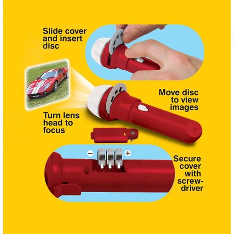  E2047 - Đèn pin flashlight Brainstorm chủ đề ô tô Car 