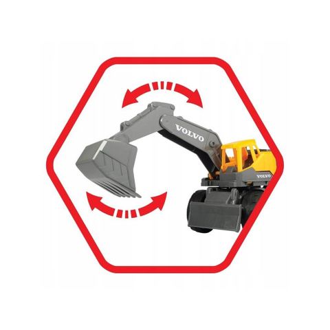  Đồ Chơi Xe Xây Dựng DICKIE TOYS Volvo On-site Excavator 