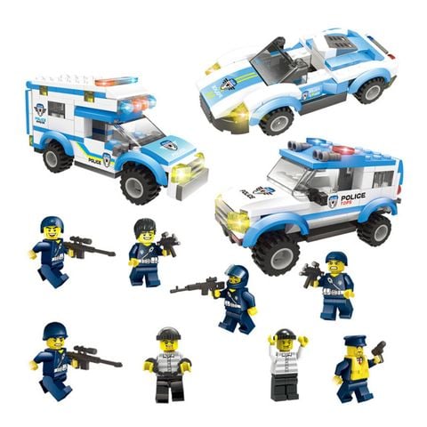  Lắp Ghép Sở Cảnh Sát (818 mảnh) LXA326 GUDI 