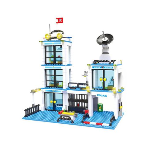  Lắp Ghép Sở Cảnh Sát (818 mảnh) LXA326 GUDI 