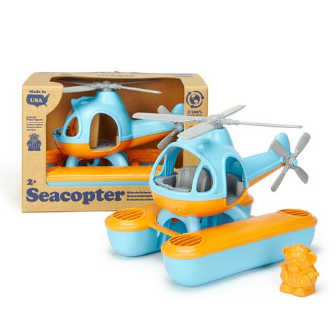  Đồ chơi máy bay Seacopter màu xanh hãng Green Toys 