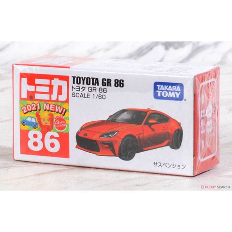  Đồ Chơi Ô Tô Tomica 86 Toyota GR 86 màu đỏ 