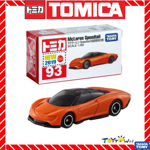  Đồ Chơi Ô Tô Tomica 93-10 McLaren Speedtail màu cam 