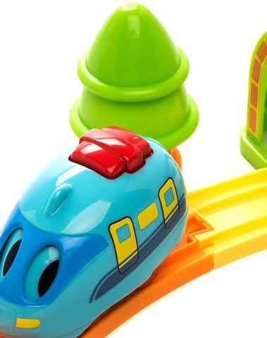  Đồ chơi Tàu hỏa Pull & Go Train Set Tomy 