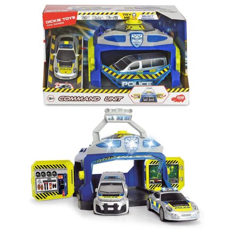  203715010038 Bộ Đồ Chơi Xe Cảnh Sát DICKIE TOYS International Command Unit 