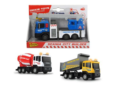  Đồ chơi Xe công trình Scania City Building 17cm (3 mẫu) 