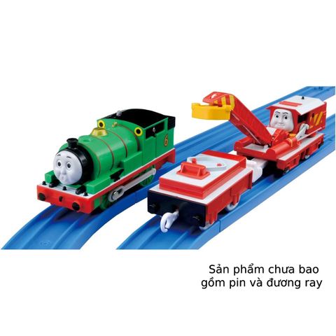  Đồ chơi xe lửa Thomas TS-17 Percy & Pla Pla Rocky 