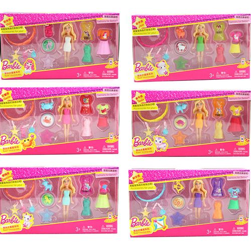  Do choi bo suu tap thoi trang bup be ti hon barbie DNT14 