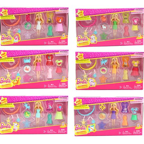  Do choi bo suu tap thoi trang bup be ti hon barbie DNT14 