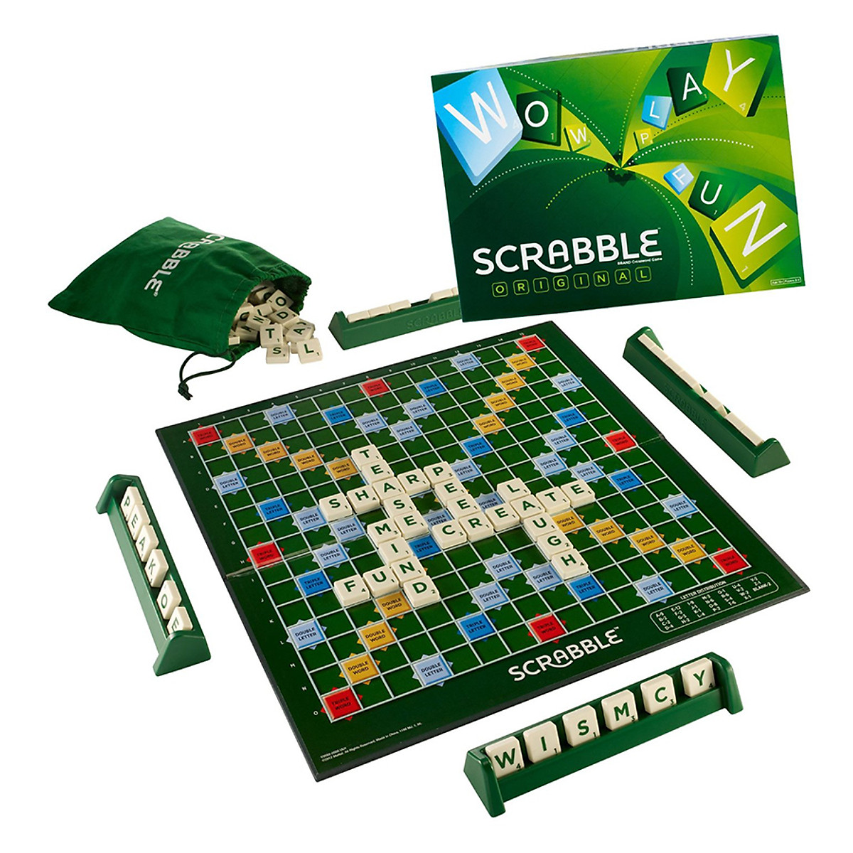 JUEGO DIDACTICO SCRABBLE: ¡El Clásico Juego de Palabras para Toda la Familia! - JUEGO DIDACTICO SCRABBLE