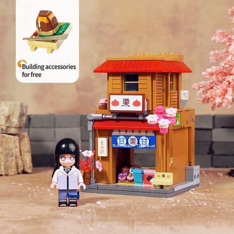  Đồ Chơi Lắp Ráp KEEPPLEY Naruto Chestnut Dessert Shop K20517 