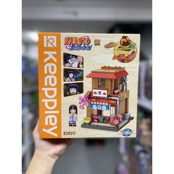 Đồ Chơi Lắp Ráp KEEPPLEY Naruto Chestnut Dessert Shop K20517