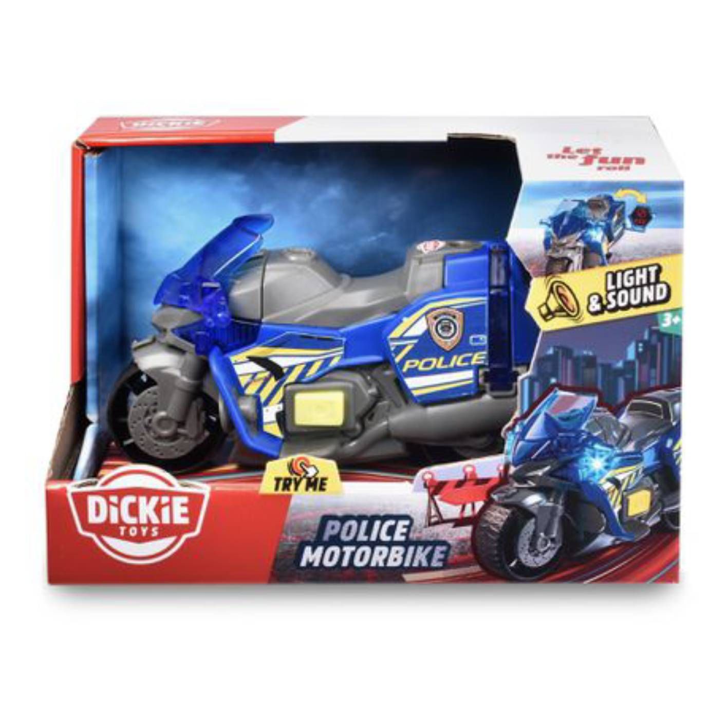  203302031 Đồ chơi Xe Mô Tô Cảnh sát DICKIE TOYS Police Motorbike 