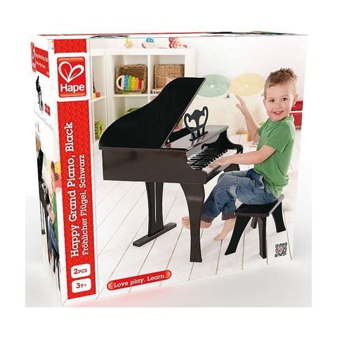  E0320-Đồ chơi đàn dương cầm màu đen HAPE 