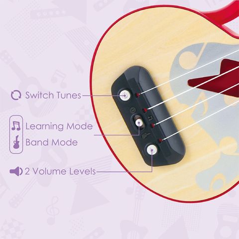  Đồ Chơi Đàn Ukulele (Màu Đỏ) E0624 HAPE 