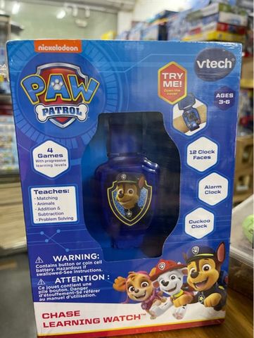  ĐỒNG HÔ PAW PATROL CHO BÉ 3-6 TUỔI XANH 