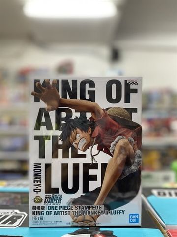  Nhân vật đồ chơi mô hình Luffy Banpresto Onepiece Movie King of Artist The Monkey D có chân đế 