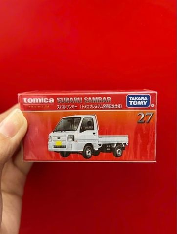  Xe mô hình Tomica PRM 27 Subaru Sambar (trắng) 