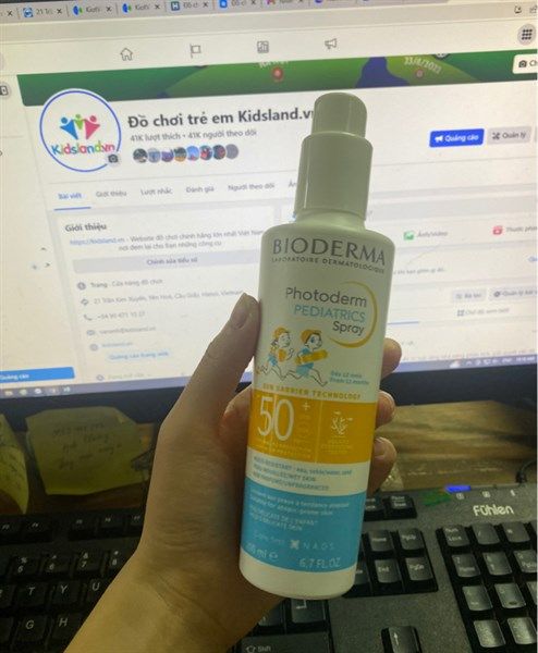  Xịt chống nắng Bioderma 