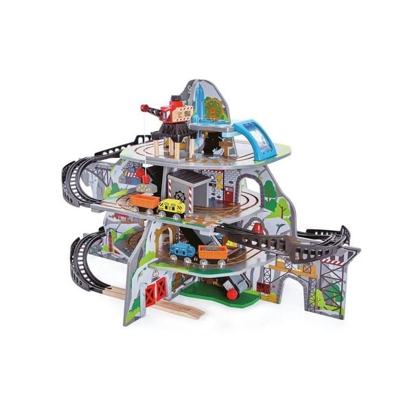 Bộ Đồ Chơi E3753A Đường Ray Công Trình Đa Tầng HAPE