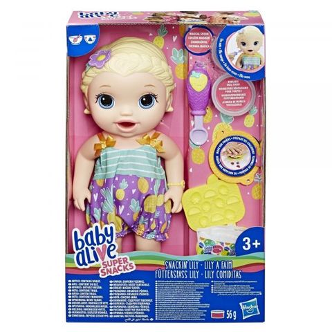  Búp bê trẻ em Baby Alive E5841 Bé Lily Tập Ăn Dặm 