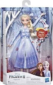  Disney Frozen II: Singing Elsa Fashion Doll with Music Wearing Blue Dress by Hasbro 