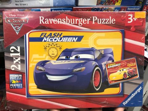  RV07614 7 Xếp hình puzzle chủ đề Vương Quốc xe hơi 3 2 bộ 12 mảnh Ravensburger 