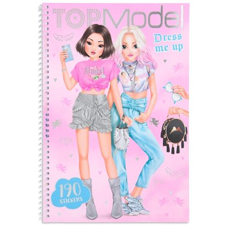  BST thiết kế tô màu kèm sticker Topmodel chủ đề Kitchy Angel 411444 