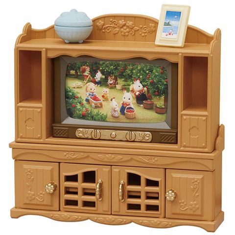  Nội thất Phòng khách kệ tủ và Ti vi Sylvanian Families EP-522 