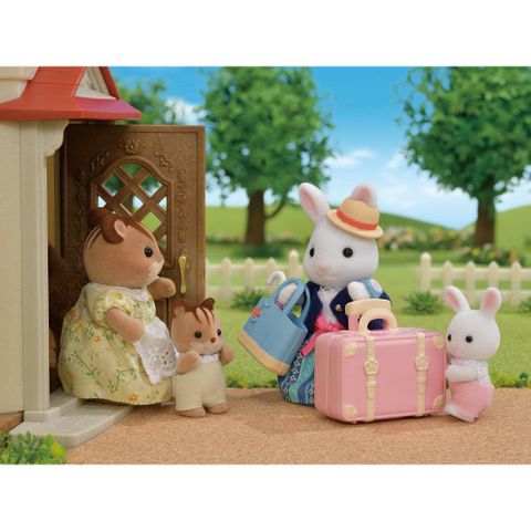  Sylvanian Families DF-19 White Rabbit Mother Travel Set 