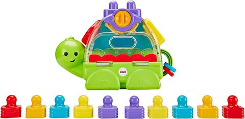  Fisher Price Đồ chơi cho bé 1 tuổi - xếp chồng và thả khối rùa con CMY20 