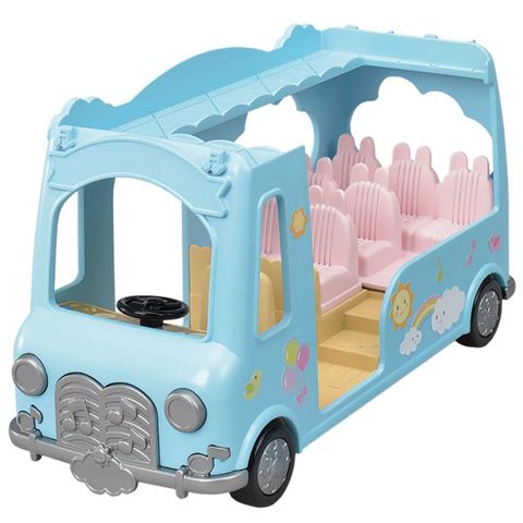  Đồ chơi Xe Bus Sylvanian Family Kindergarten Bus Calico Critters Toy S-62 