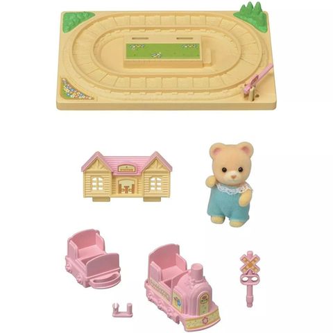  Đồ chơi Sylvanian Family BABY KAWAII CHOO CHOO TRAIN S-65 - ‎B077MH5BPR 