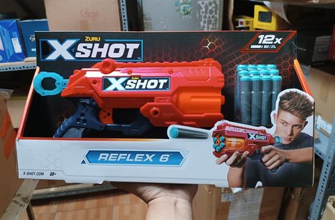  Bộ đồ chơi phóng thanh xốp mút Reflex 6 X-Shot (16 thanh mút) - 36433 