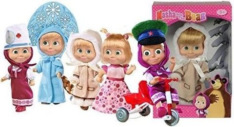  109301680 Đồ Chơi Búp Bê MASHA AND THE BEAR Masha Style 